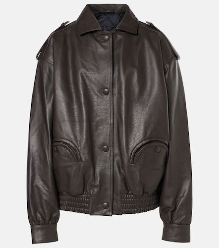 Charlie leather bomber jacket - Blaze Milano - Modalova