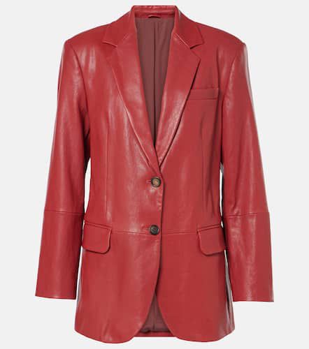 Brunello Cucinelli Leather Blazer - Brunello Cucinelli - Modalova