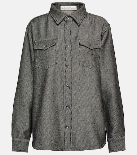 Cashmere and cotton denim shirt - God's True Cashmere - Modalova