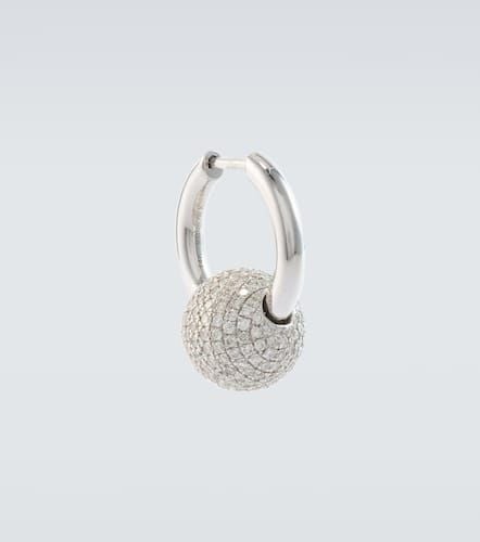 Kt single earring with pavÃ© diamonds - Rainbow K - Modalova