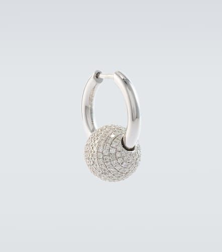 Kt single earring with pave diamonds - Rainbow K - Modalova