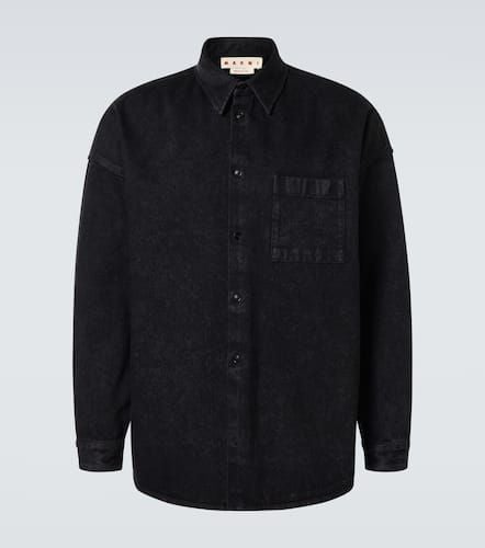 Marni Logo denim overshirt - Marni - Modalova