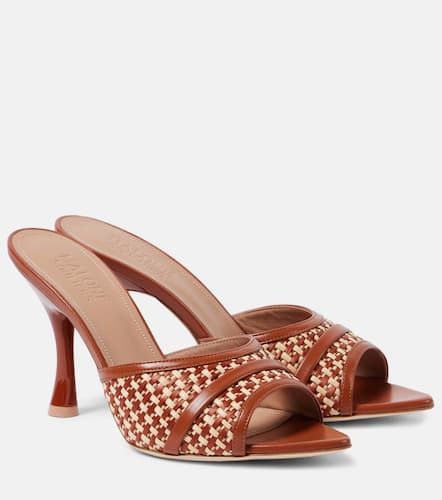 Julia 90 raffia mules - Malone Souliers - Modalova