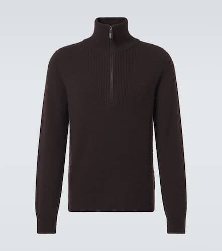 Wool and silk half-zip sweater - Brioni - Modalova