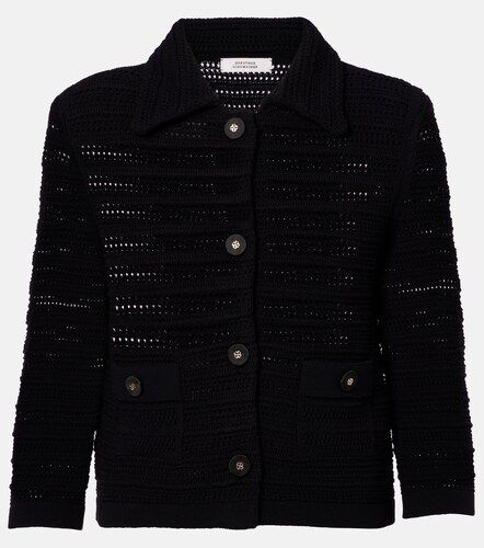 Precise Pointelle cotton-blend cardigan - Dorothee Schumacher - Modalova