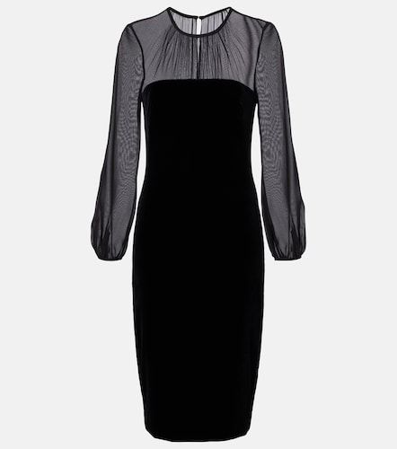 Abito midi Carl in velluto e seta con decorazioni - Max Mara - Modalova
