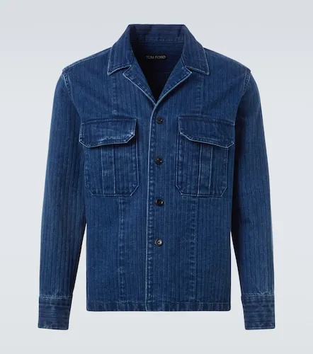 Tom Ford Striped denim overshirt - Tom Ford - Modalova