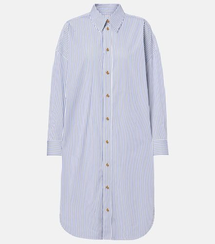 Camicia in popeline di cotone a righe - Bottega Veneta - Modalova