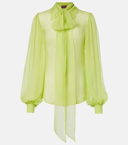 Gucci Tie-neck silk chiffon blouse - Gucci - Modalova