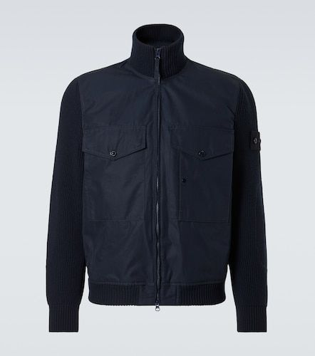 Compass cotton bomber jacket - Stone Island - Modalova