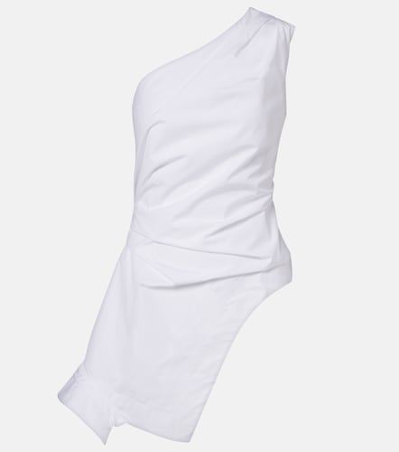 Asymmetric one-shoulder cotton poplin top - Rohe - Modalova