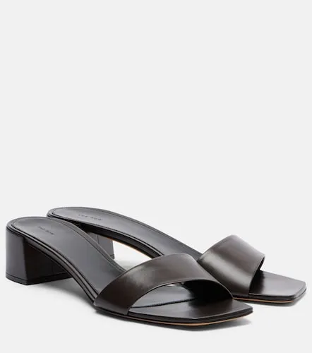 Pantoletten Chocolate aus Leder - The Row - Modalova