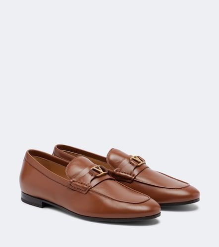 VLogo leather loafers - Valentino Garavani - Modalova