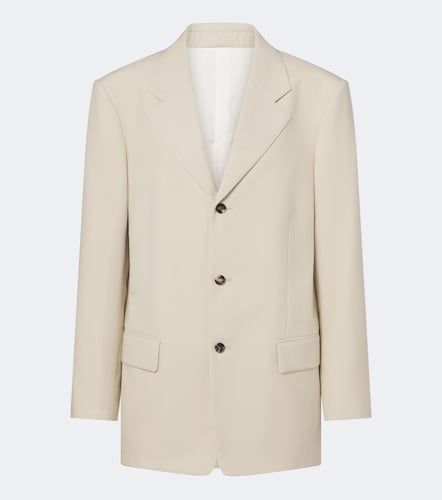 Blazer de lana y algodón a rayas - Bottega Veneta - Modalova