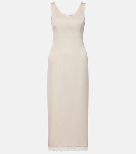 Midikleid aus Baumwolle und Seide mit Spitze - Magda Butrym - Modalova