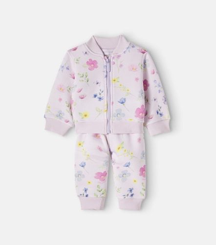 Bebé - Set de sudadera y pantalon de chándal floral - Monnalisa - Modalova