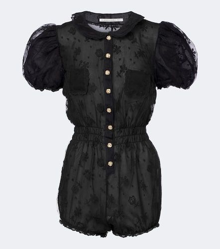 Alessandra Rich Lace romper - Alessandra Rich - Modalova