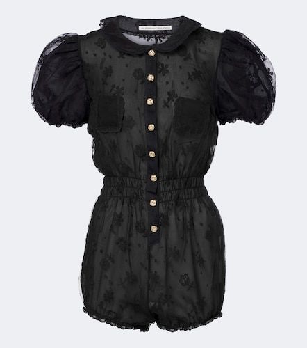 Alessandra Rich Lace romper - Alessandra Rich - Modalova