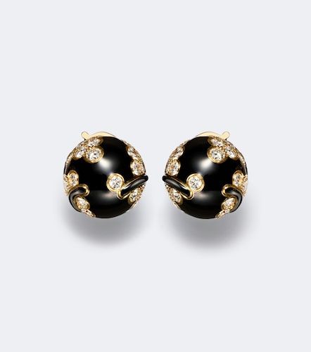 Ecume 18kt earrings with diamonds - Marina B - Modalova