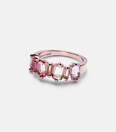 Kt rose gold ring with topazes - Suzanne Kalan - Modalova