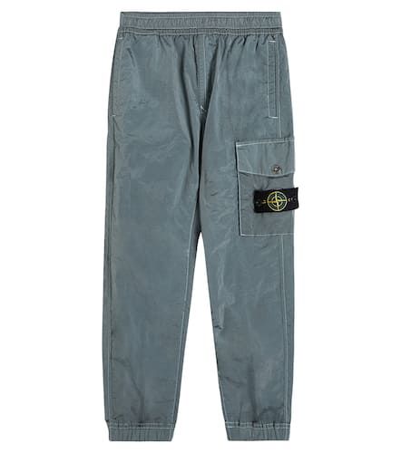 Logo cargo pants - Stone Island Junior - Modalova