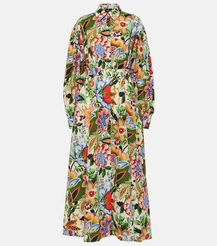 Vestido midi de algodón floral - Etro - Modalova