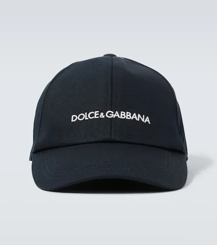 Gorra de béisbol de algodón con logo - Dolce&Gabbana - Modalova