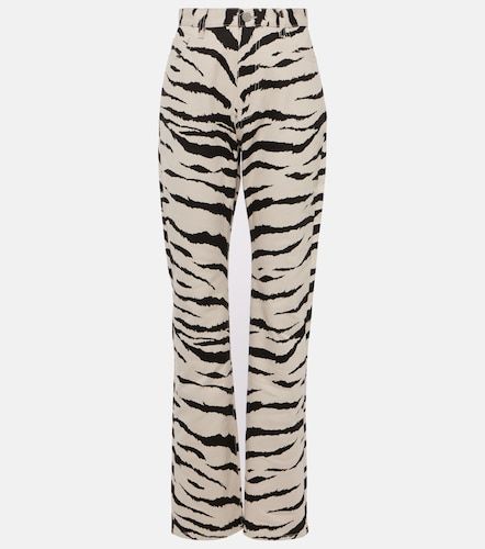 Alaïa Jeans con estampado de cebra - Alaia - Modalova