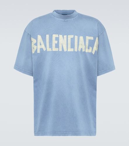 Camiseta Tape Type de jersey de algodón - Balenciaga - Modalova