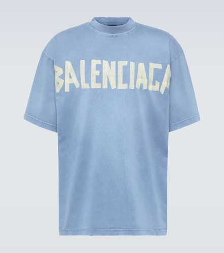 Tape Type cotton jersey T-shirt - Balenciaga - Modalova