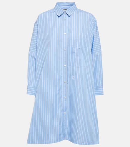 Striped cotton poplin shirt - Jil Sander - Modalova