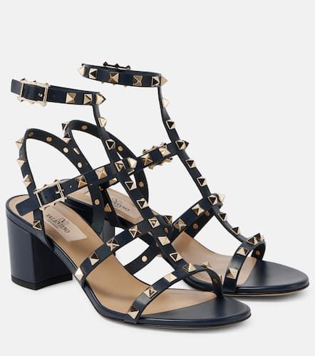 Rockstud leather sandals - Valentino Garavani - Modalova