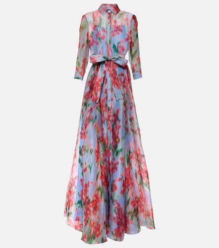 Floral silk organza gown - Carolina Herrera - Modalova