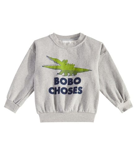 Talking Crocodile cotton jersey sweatshirt - Bobo Choses - Modalova