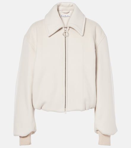 Chaqueta bomber en mezcla de lana - Acne Studios - Modalova