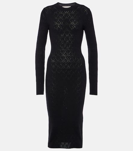 Gestricktes Midikleid aus Baumwolle und Wolle - Ami Paris - Modalova