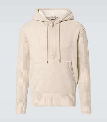 Sudadera de lana y cachemir con capucha - Moncler - Modalova