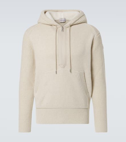 Moncler Wool and cashmere hoodie - Moncler - Modalova