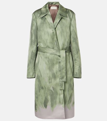 Dries Van Noten Cappotto in raso - Dries Van Noten - Modalova