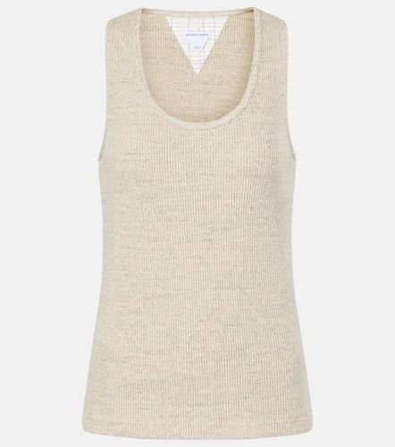 Top in jersey di cotone a coste - Bottega Veneta - Modalova