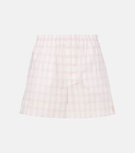 Loewe Checked cotton short - Loewe - Modalova