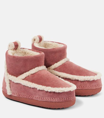 Classic shearling-trimmed suede snow boots - Inuikii - Modalova