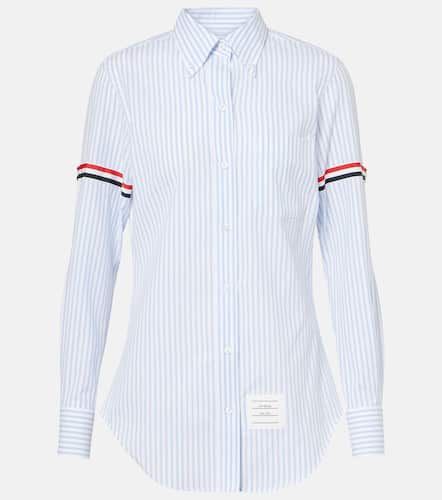 Stripe Oxford Armbands cotton shirt - Thom Browne - Modalova