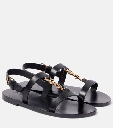 Cassandra leather sandals - Saint Laurent - Modalova