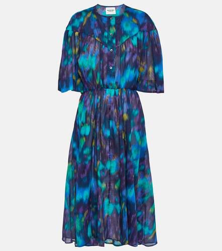 Maggy printed cotton midi dress - Marant Etoile - Modalova