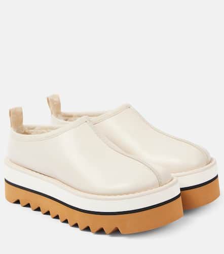 Mules Sneak-Elyse in similpelle con pelliccia sintetica - Stella McCartney - Modalova