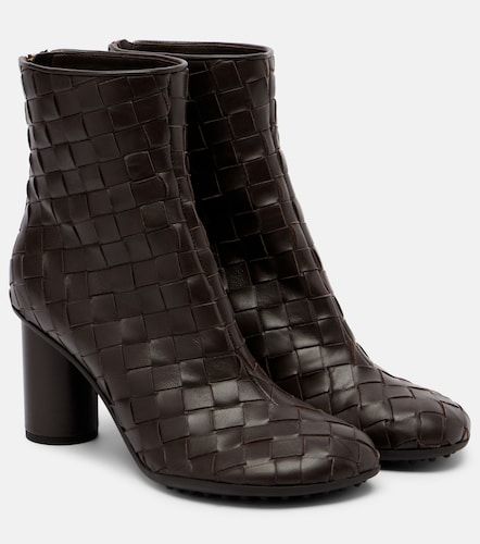 Atomic 75 Intrecciato leather ankle boots - Bottega Veneta - Modalova