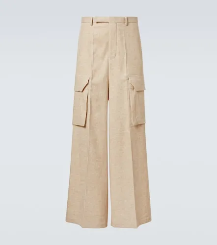 Firebanks cotton and linen cargo pants - Rick Owens - Modalova