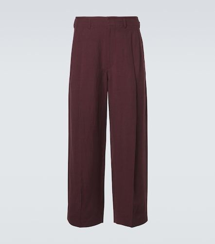 Pleated gabardine wide-leg pants - Lemaire - Modalova