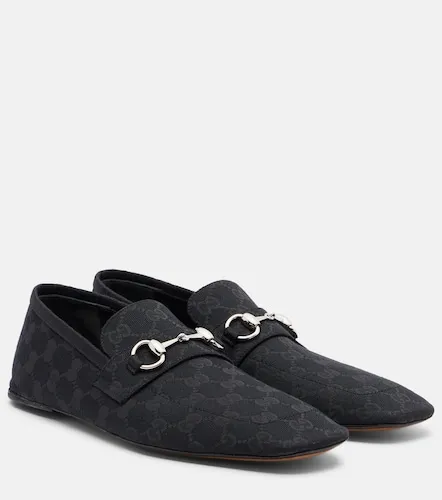 Gucci Horsebit GG Canvas loafers - Gucci - Modalova